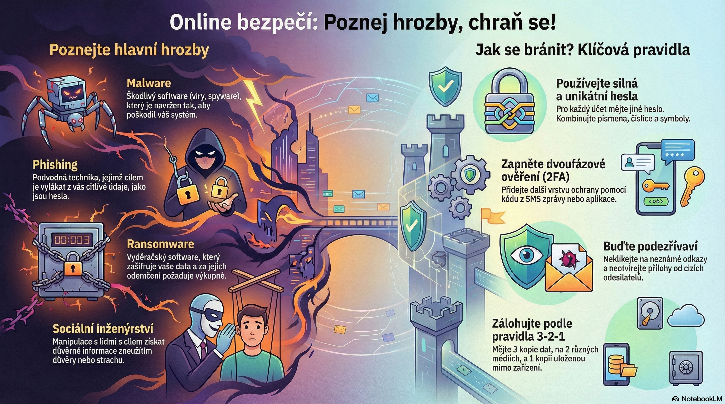 Online bezpečí : Poznej hrozby, chraň se!